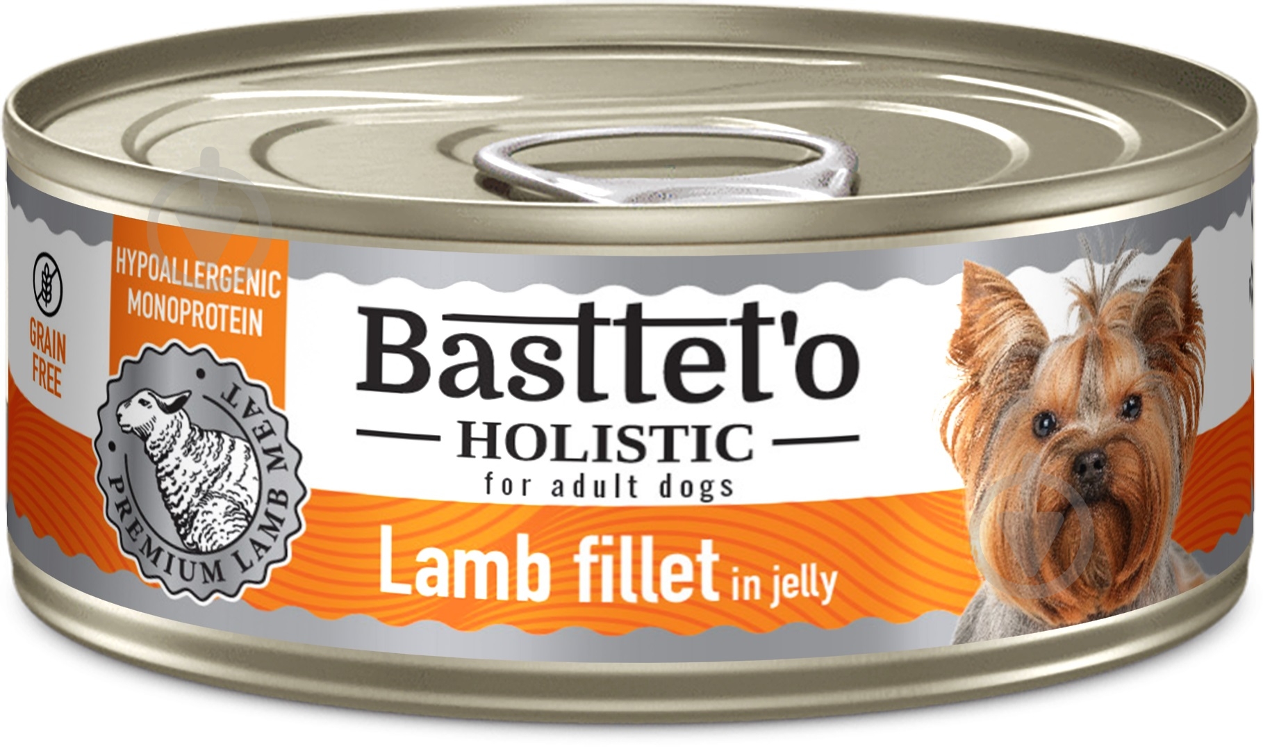 Консерва Basttet`o Holistic кусочки филе ягненка в желе 85 г - фото 1 Консерва Basttet`o Holistic кусочки филе ягненка в желе 85 г - фото 1