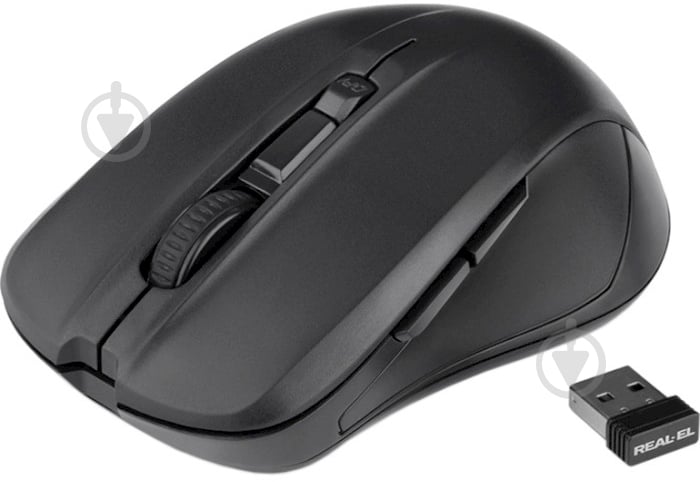 Миша Real-el REAL-EL RM-307 Black (EL123200034) - фото 3