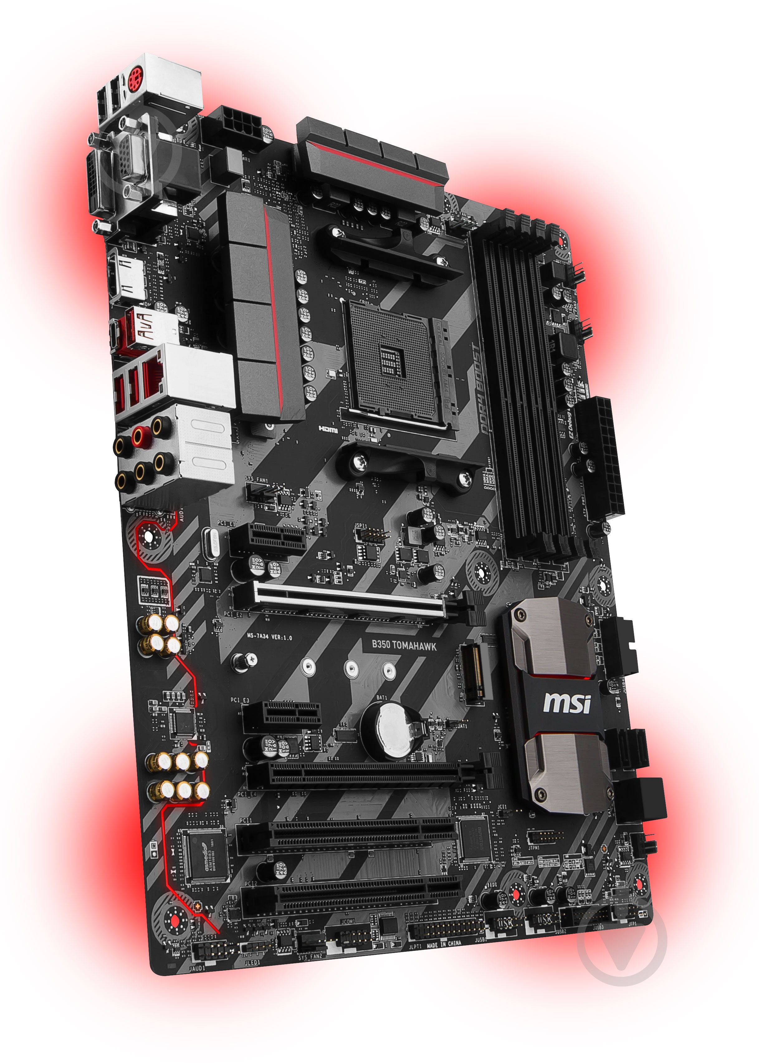 Материнская плата MSI B350_TOMAHAWK (Socket AM4, AMD B350, ATX) - фото 2