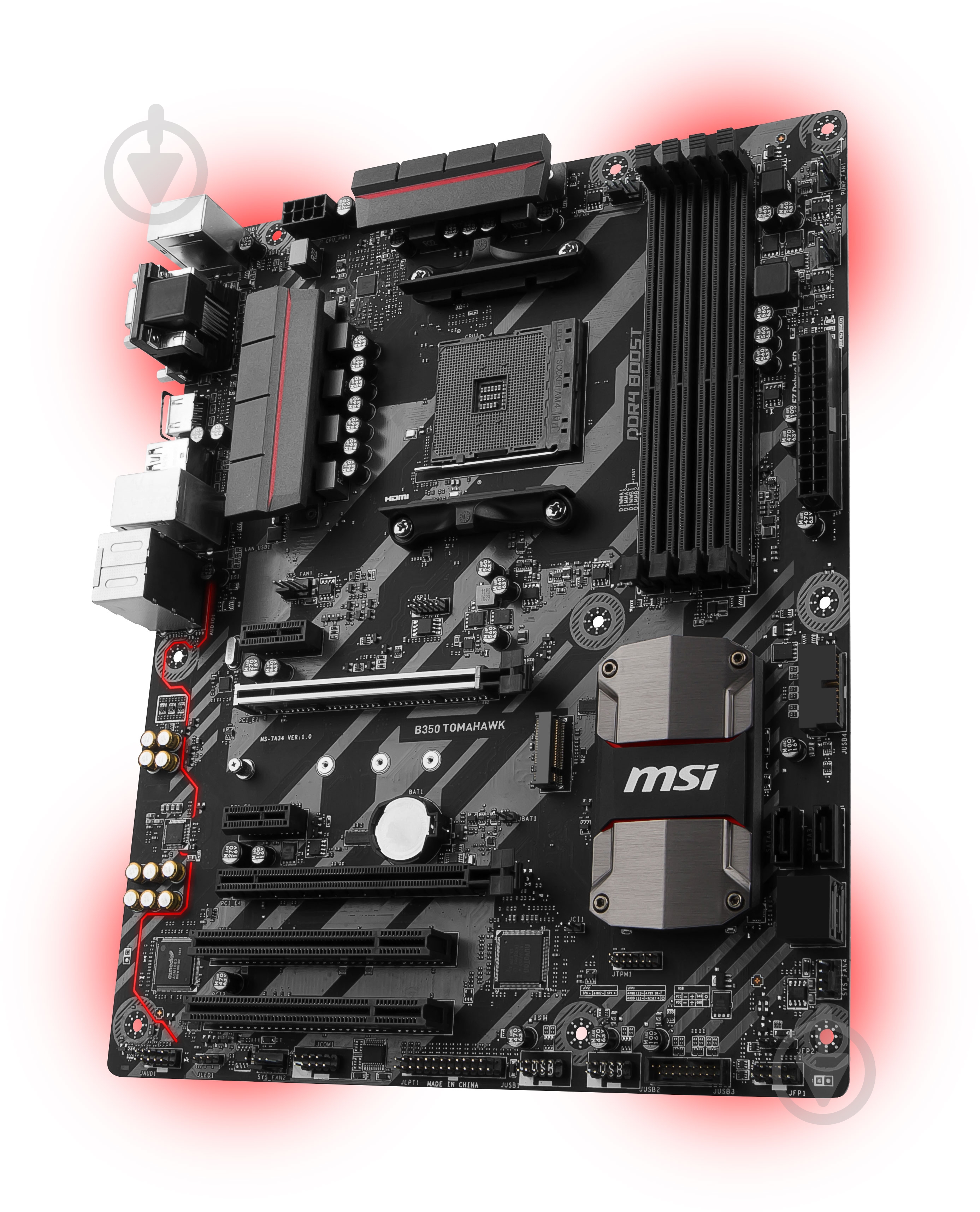 Материнская плата MSI B350_TOMAHAWK (Socket AM4, AMD B350, ATX) - фото 3