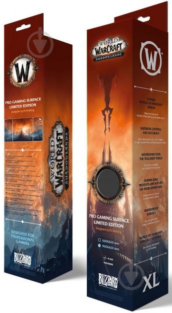 Килимок для миші Blizzard WORLD OF WARCRAFT Shadowlands: Shattered Sky XL (FBLMPWOWSHADO21XL) - фото 2 Килимок для миші Blizzard WORLD OF WARCRAFT Shadowlands: Shattered Sky XL (FBLMPWOWSHADO21XL) - фото 2