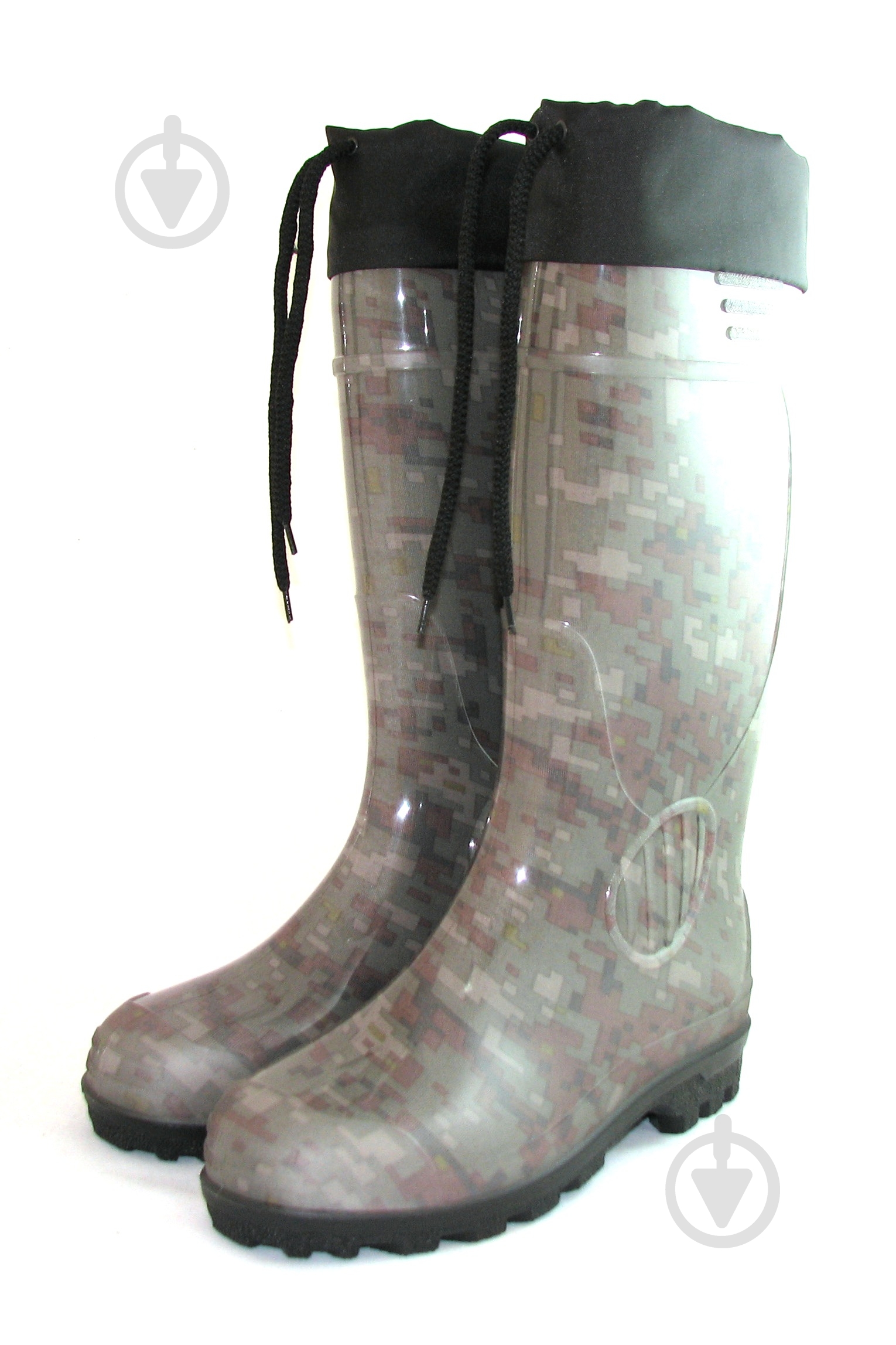 Сапоги резиновые Alisa Line р.45 пиксель - фото 1 Сапоги резиновые Alisa Line р.45 пиксель - фото 1