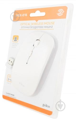 Мышка Piko MSX-016 Wireless White (1283126467110) - фото 4 Мышка Piko MSX-016 Wireless White (1283126467110) - фото 4