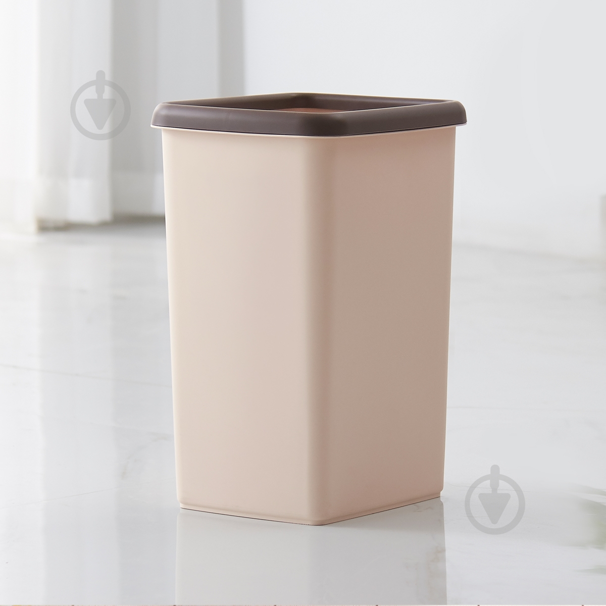 Відро MVM BIN-02 12L Beige - фото 3