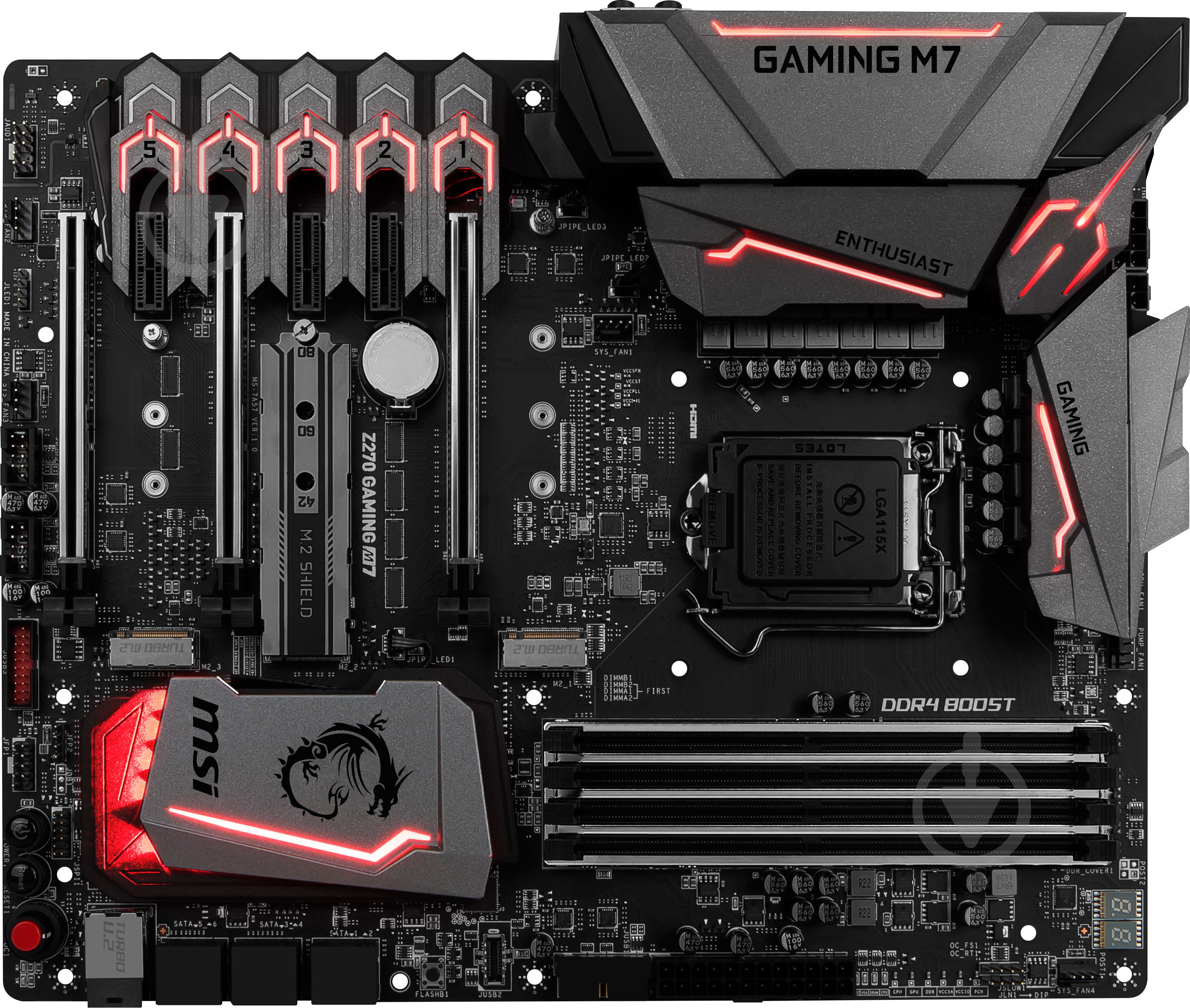 Материнська плата MSI Z270_GAMING_M7 (Socket 1151, Intel Z270, ATX) - фото 1