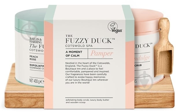 Набір подарунковий Baylis&Harding The Fuzzy Duck Cotswold кристали + олія для тіла 400 г - фото 1