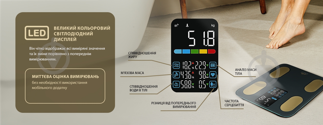Смарт-весы ETA Vital Gym 7779 90000 Smart - фото 5 Смарт-весы ETA Vital Gym 7779 90000 Smart - фото 5