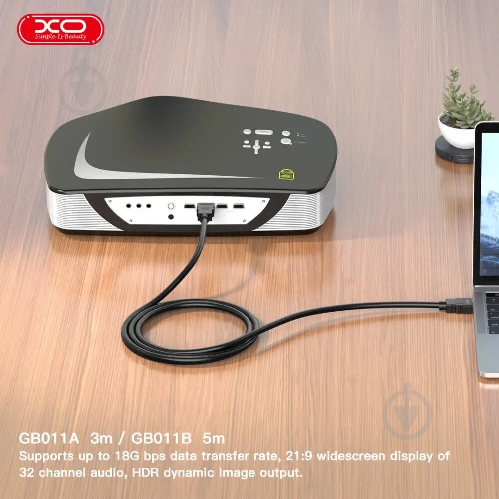Кабель Xo HDMI-HDMI GB011A 3 м - фото 4