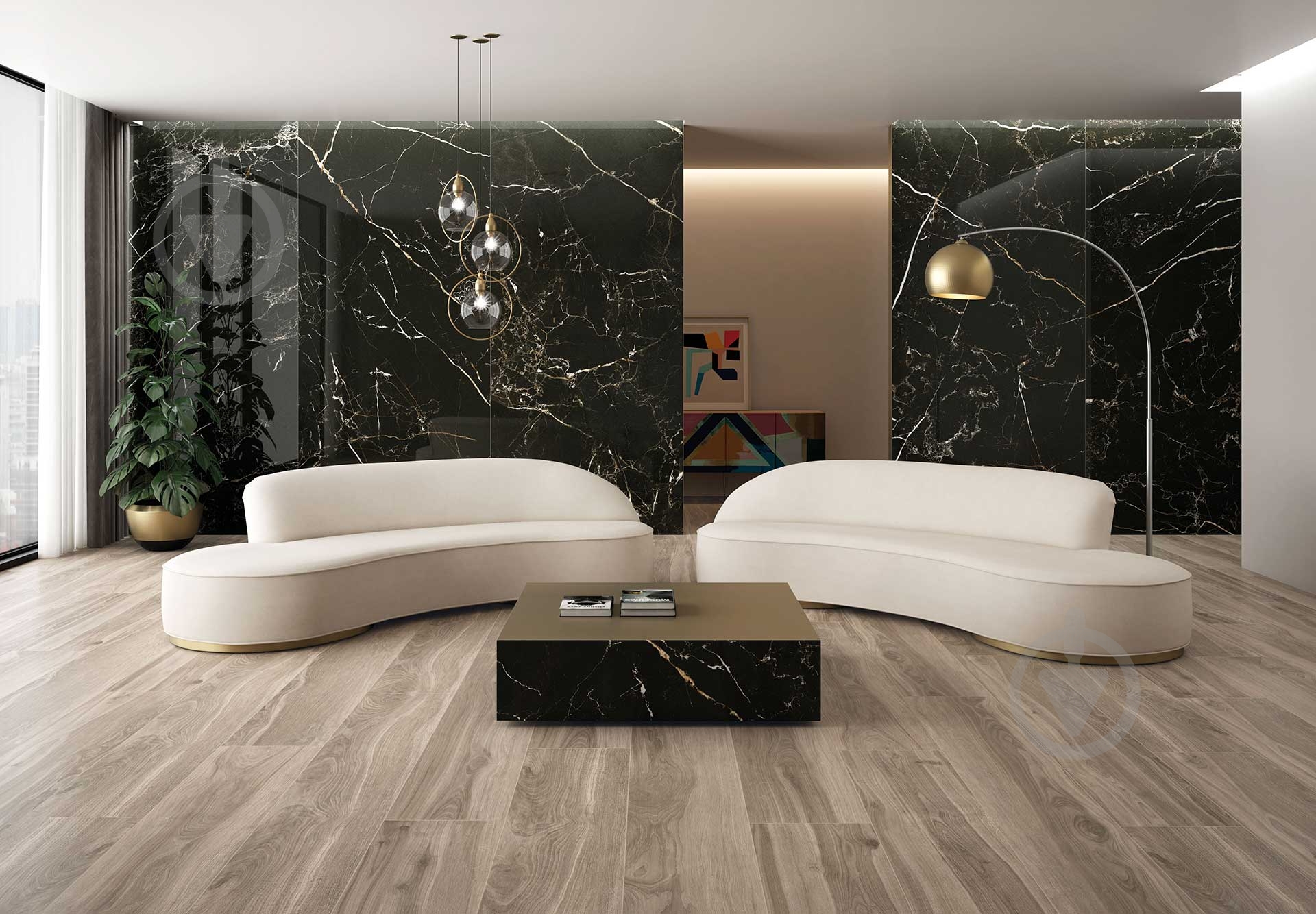 Плитка TAU Ceramica PORTLOREN BLACK PULIDO 120x120 . - фото 4