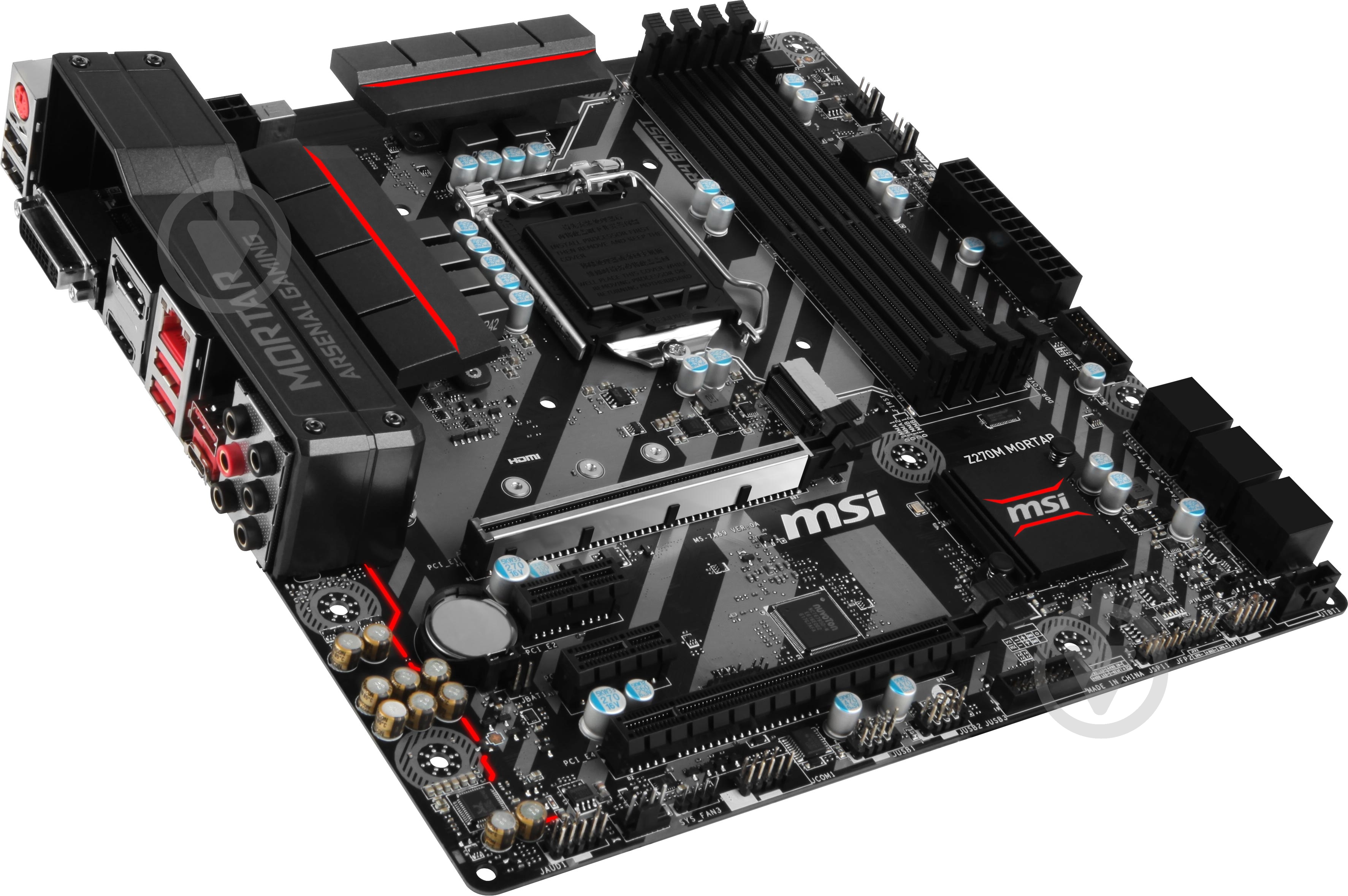 Материнська плата MSI Z270M_MORTAR (Socket 1151, Intel Z270, mirco ATX) - фото 2
