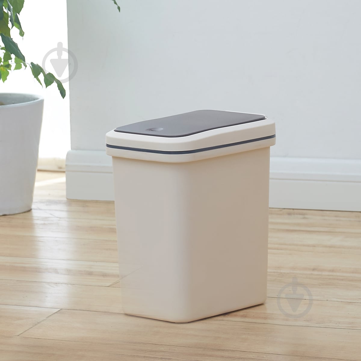Ведро для мусора MVM BIN-04 6L Beige - фото 3 Ведро для мусора MVM BIN-04 6L Beige - фото 3