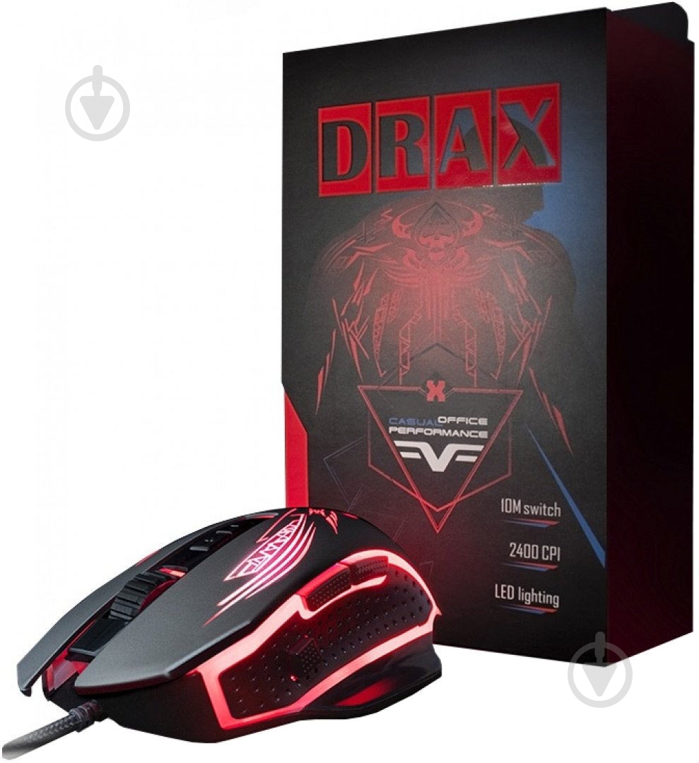 Мышь Frime Drax USB Black (FMC1850) - фото 7