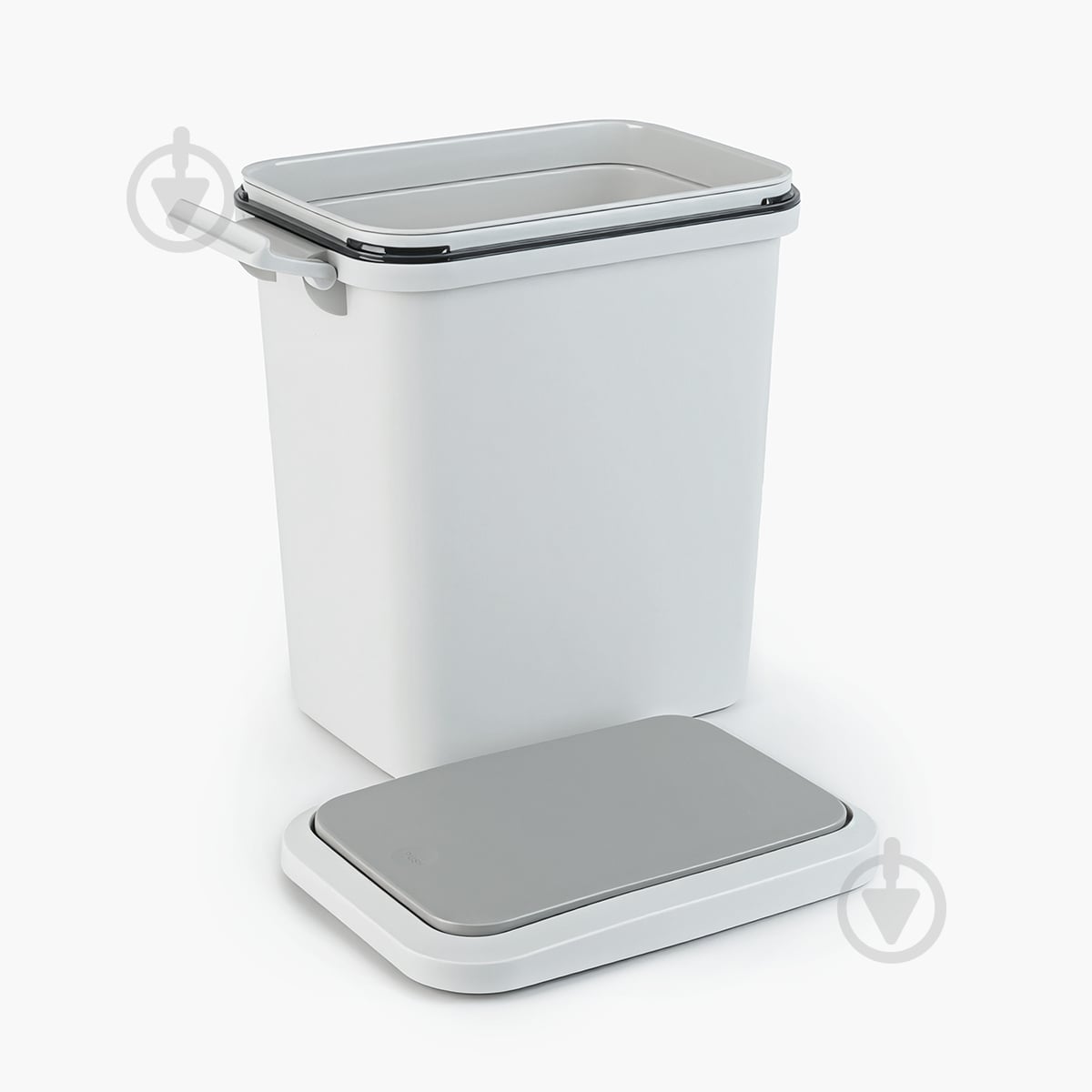 Ведро для мусора MVM BIN-04 6L Grey - фото 9
