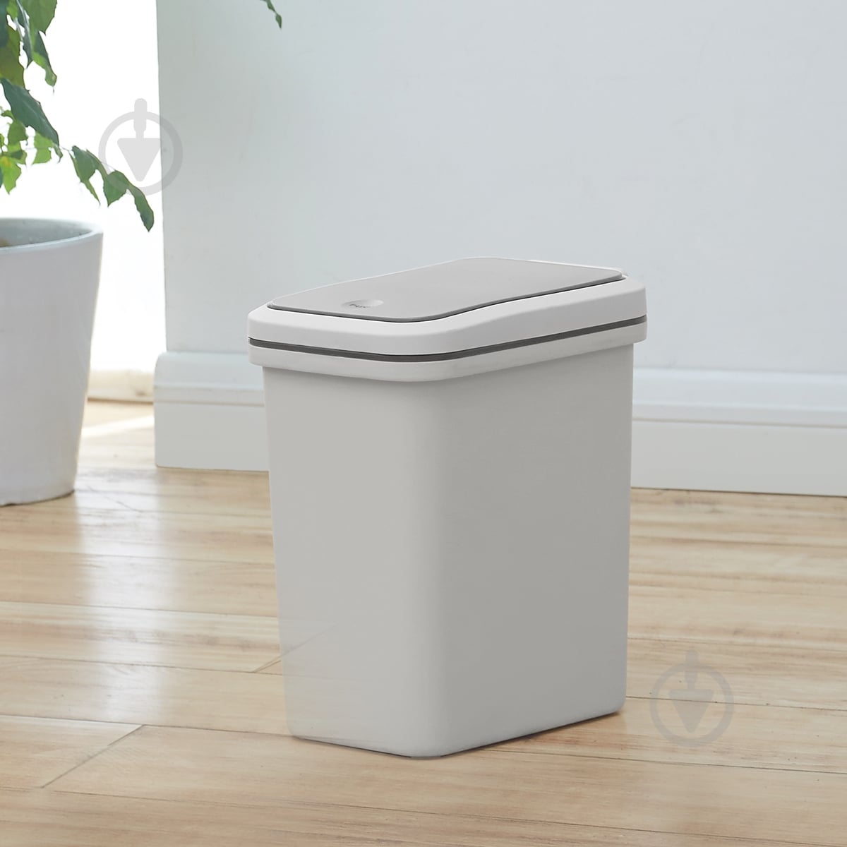 Ведро для мусора MVM BIN-04 6L Grey - фото 3