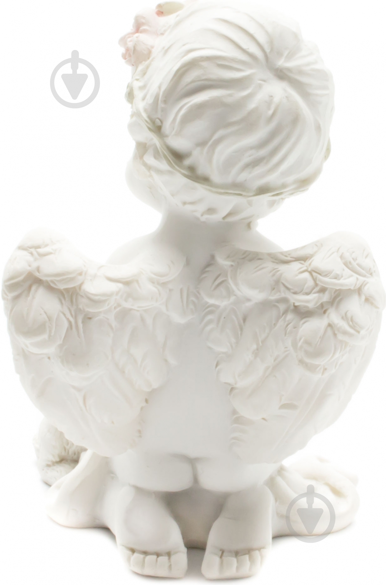 Фигурка Lefard ангел с кроликом 598-072 9х6 см белый - фото 3 Фигурка Lefard ангел с кроликом 598-072 9х6 см белый - фото 3