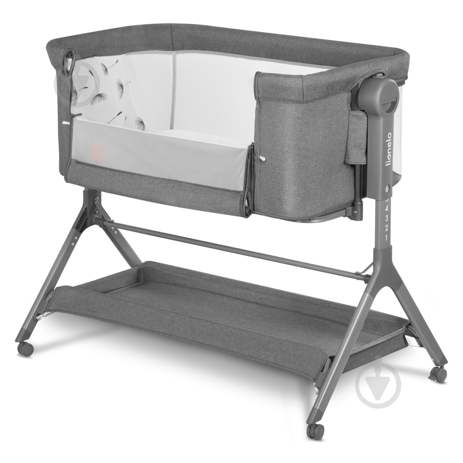 Ліжечко дитяче Lionelo LO-LEONIE PLUS GREY STONE - фото 2 Ліжечко дитяче Lionelo LO-LEONIE PLUS GREY STONE - фото 2