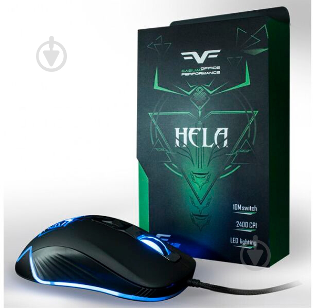 Мышь Frime игровая Hela USB Black (FMC1840) - фото 8