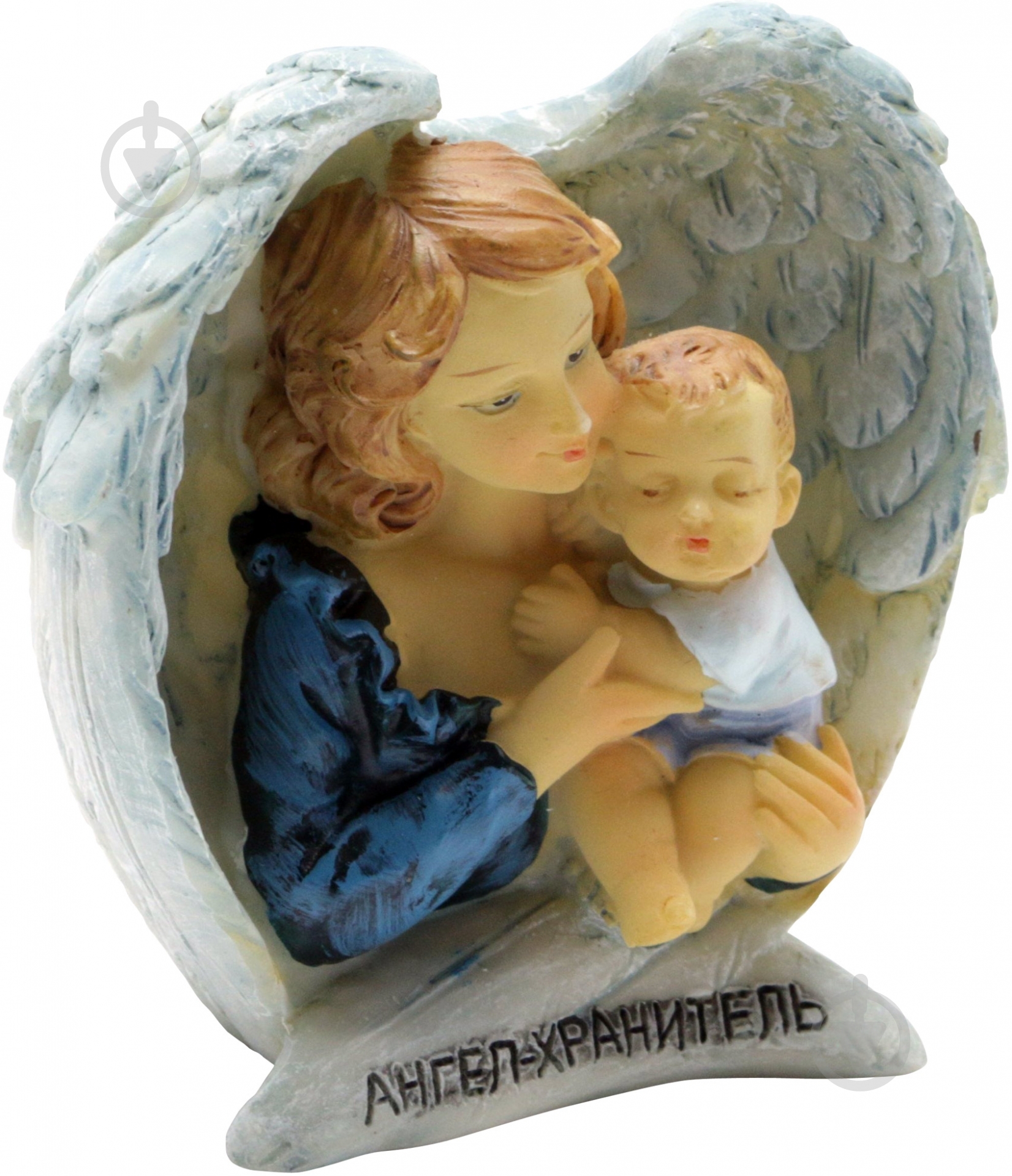 Фигурка Lefard ангел-хранитель 598-094 8х5 см бежевый - фото 1