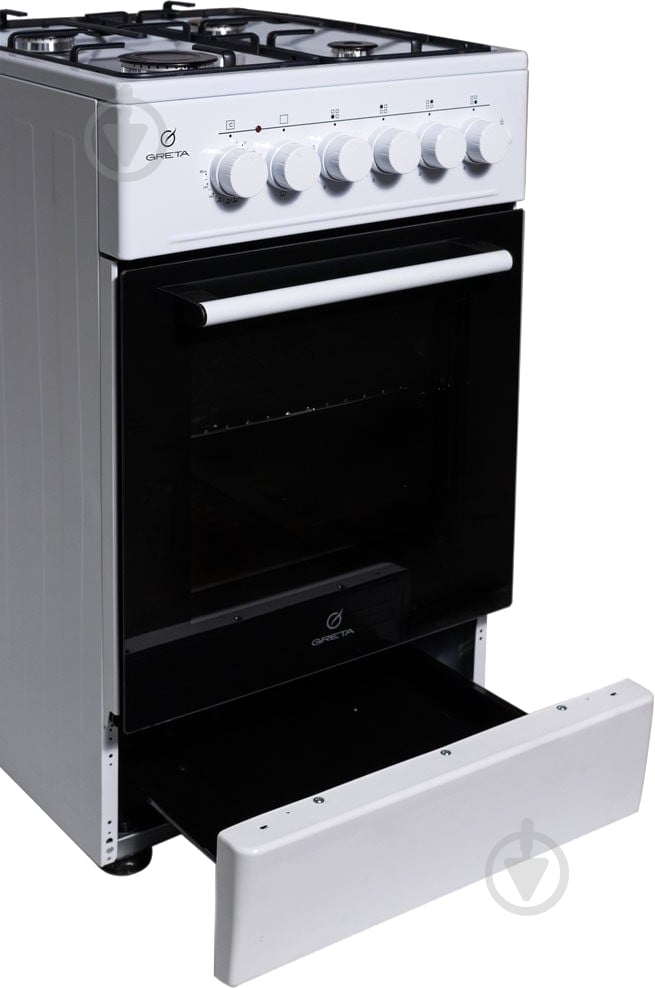Плита комбінована Greta KGE 52 LG 33 W - фото 4 Плита комбінована Greta KGE 52 LG 33 W - фото 4