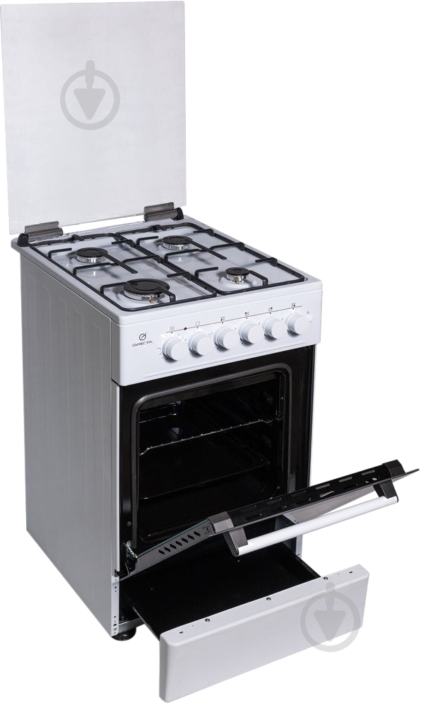 Плита комбінована Greta KGE 52 LG 33 W - фото 3 Плита комбінована Greta KGE 52 LG 33 W - фото 3