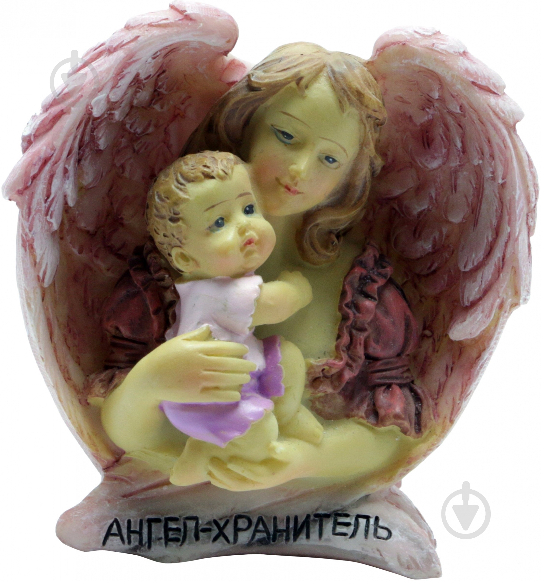 Фігурка Lefard янгол-охоронець 598-095 8х5 см бежевий - фото 1 Фігурка Lefard янгол-охоронець 598-095 8х5 см бежевий - фото 1