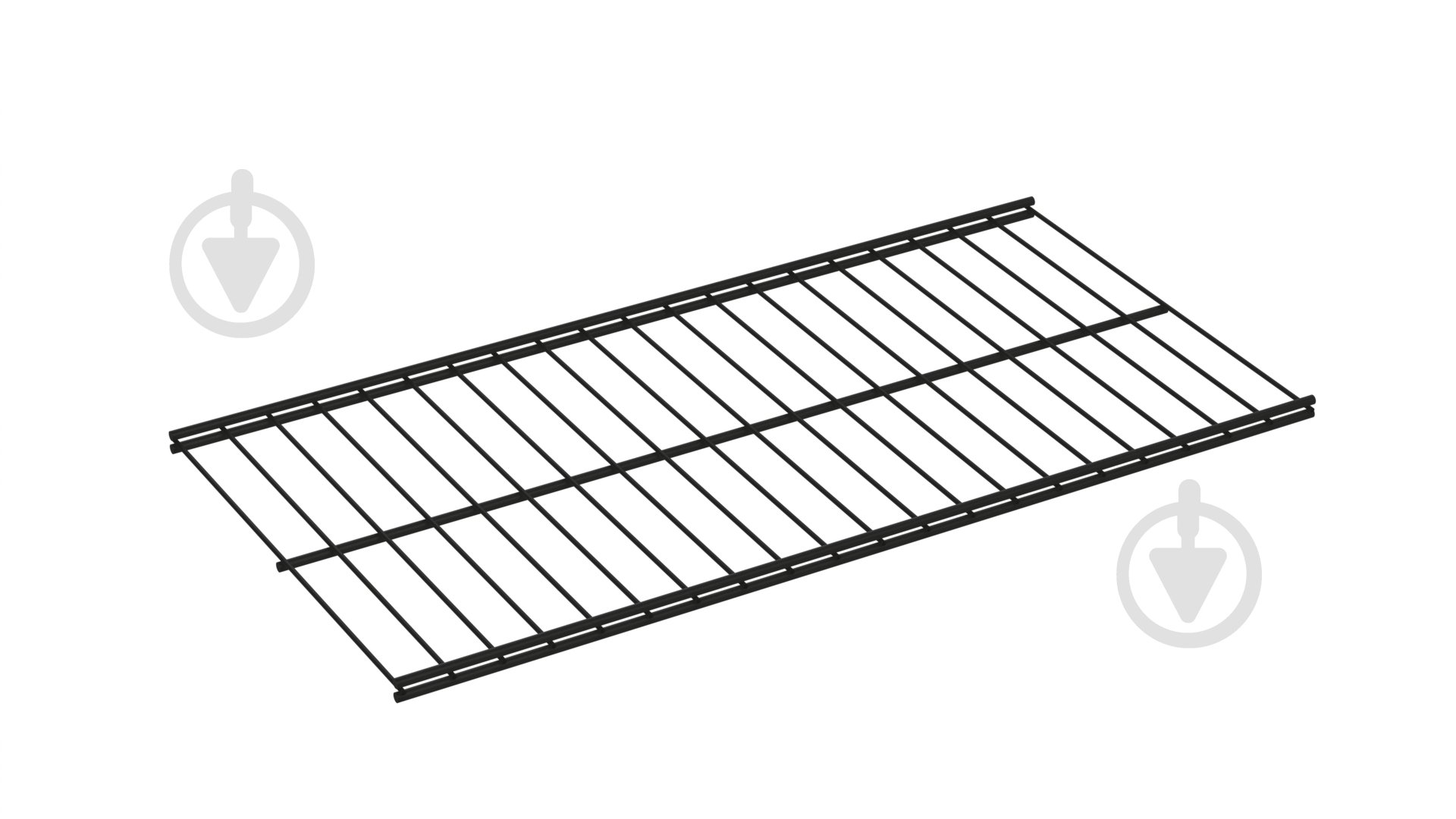 Полка для гардеробной системы Kolchuga 606x306 мм черный - фото 1