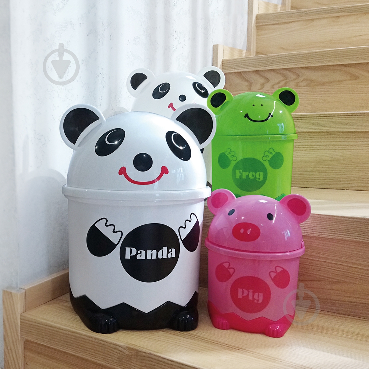 Ведро MVM BIN-07 1,2L Pink - фото 4 Ведро MVM BIN-07 1,2L Pink - фото 4