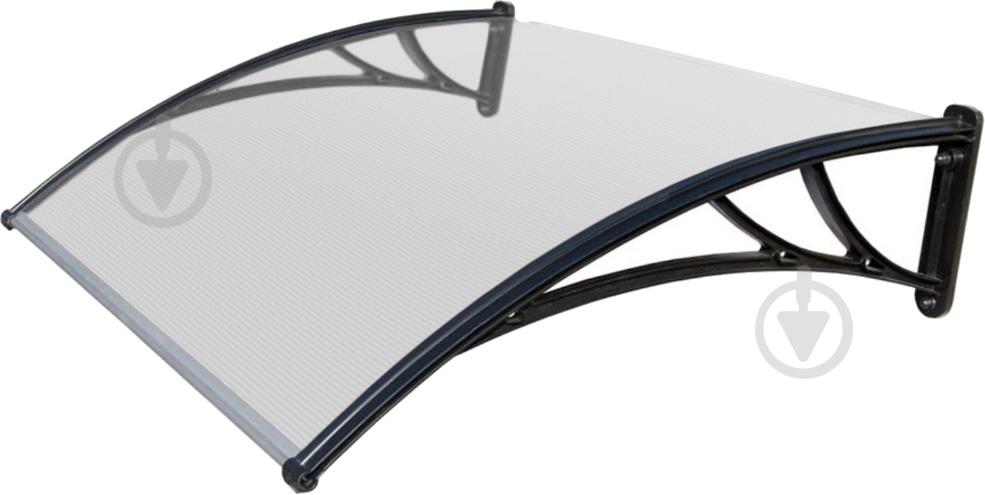 Дашок Oscar ® Tandem 1500х930х280 мм черный с сотового поликарбоната 4 мм прозрачный - фото 1 Дашок Oscar ® Tandem 1500х930х280 мм черный с сотового поликарбоната 4 мм прозрачный - фото 1
