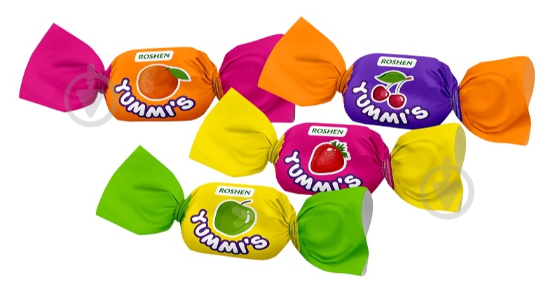 Конфеты Roshen Тоффи Yummi's 1000 г - фото 1