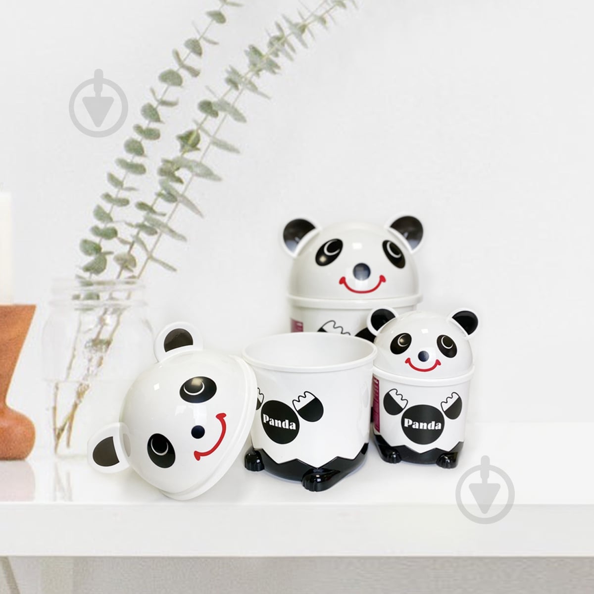 Ведро MVM BIN-07 1,2L White - фото 11