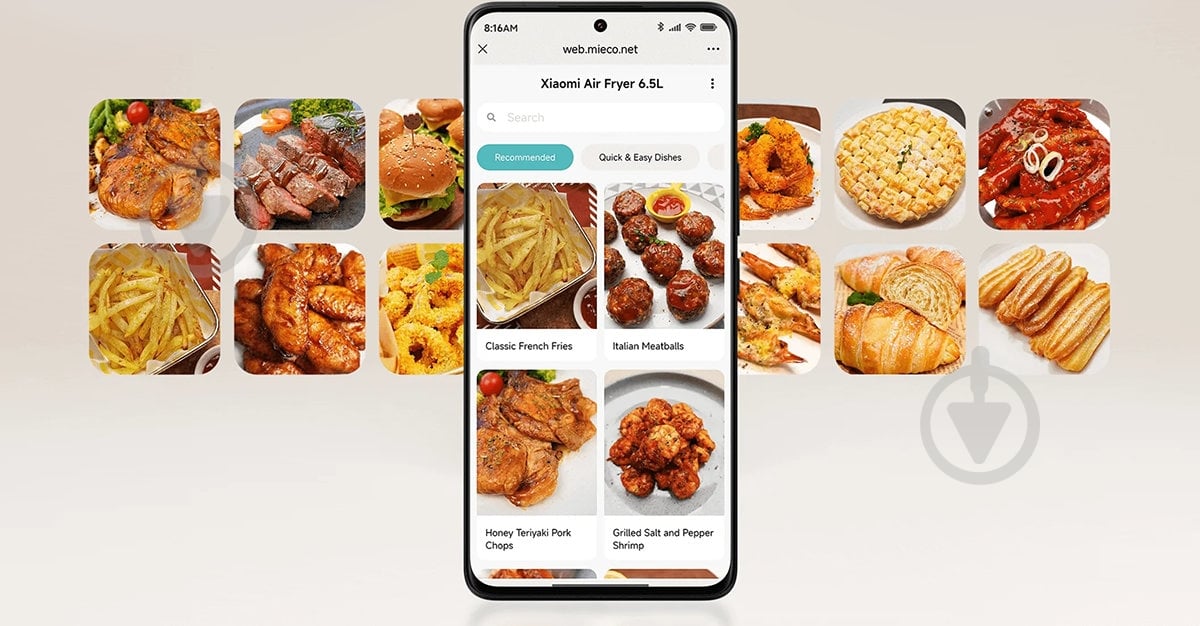 Мультипіч Xiaomi Air Fryer 6.5L White EU - фото 9