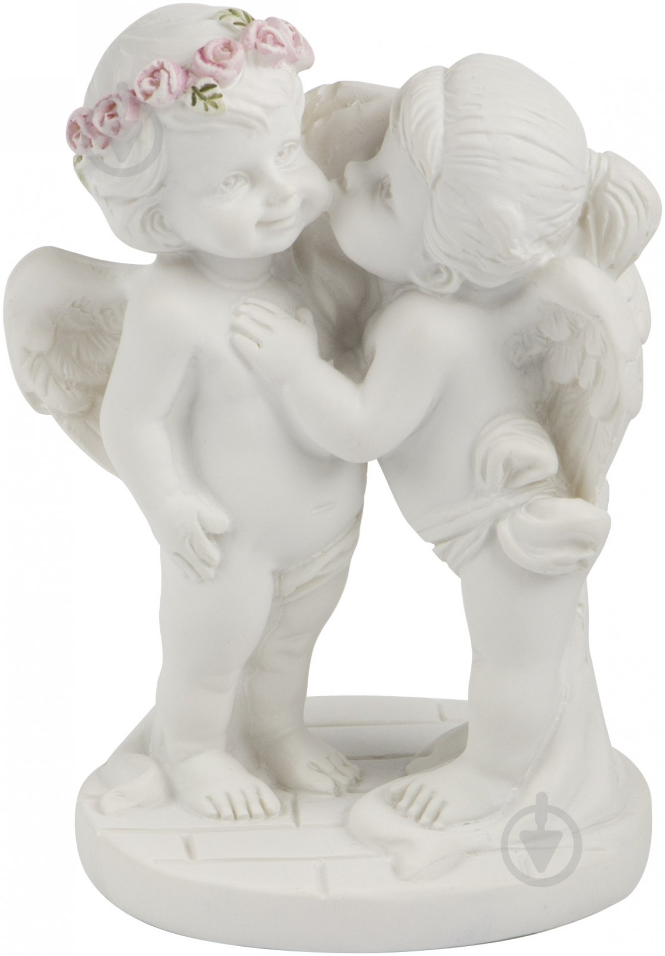 Фигурка Lefard поцелуй 598-080 8х5 см белый - фото 1