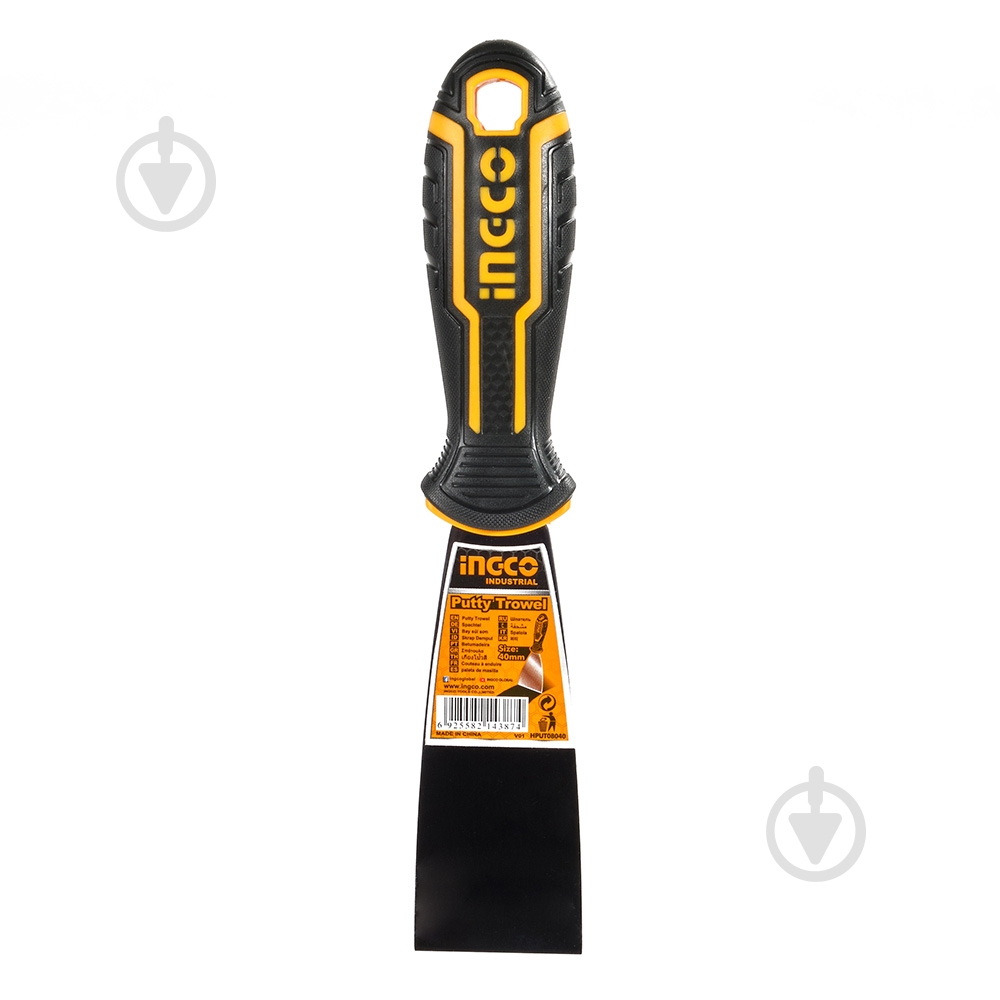 Шпатель 40 мм INDUSTRIAL малярний INGCO HPUT08040 - фото 1
