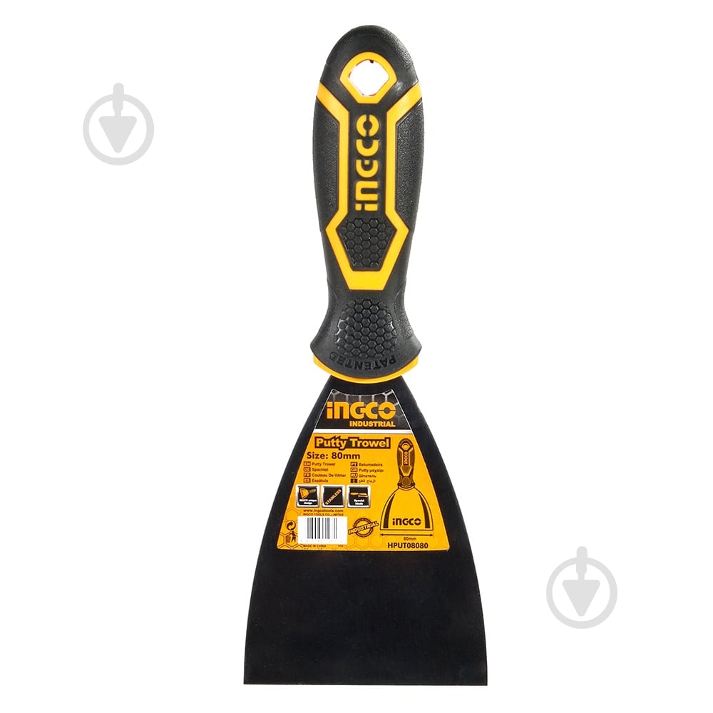 Шпатель 80 мм INDUSTRIA малярный HPUT08080 - фото 1 Шпатель 80 мм INDUSTRIA малярный HPUT08080 - фото 1