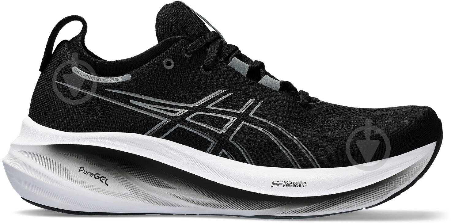 Кросівки чоловічі Asics GEL-NIMBUS 26 1011B794-001 р.44 чорні - фото 1 Кросівки чоловічі Asics GEL-NIMBUS 26 1011B794-001 р.44 чорні - фото 1