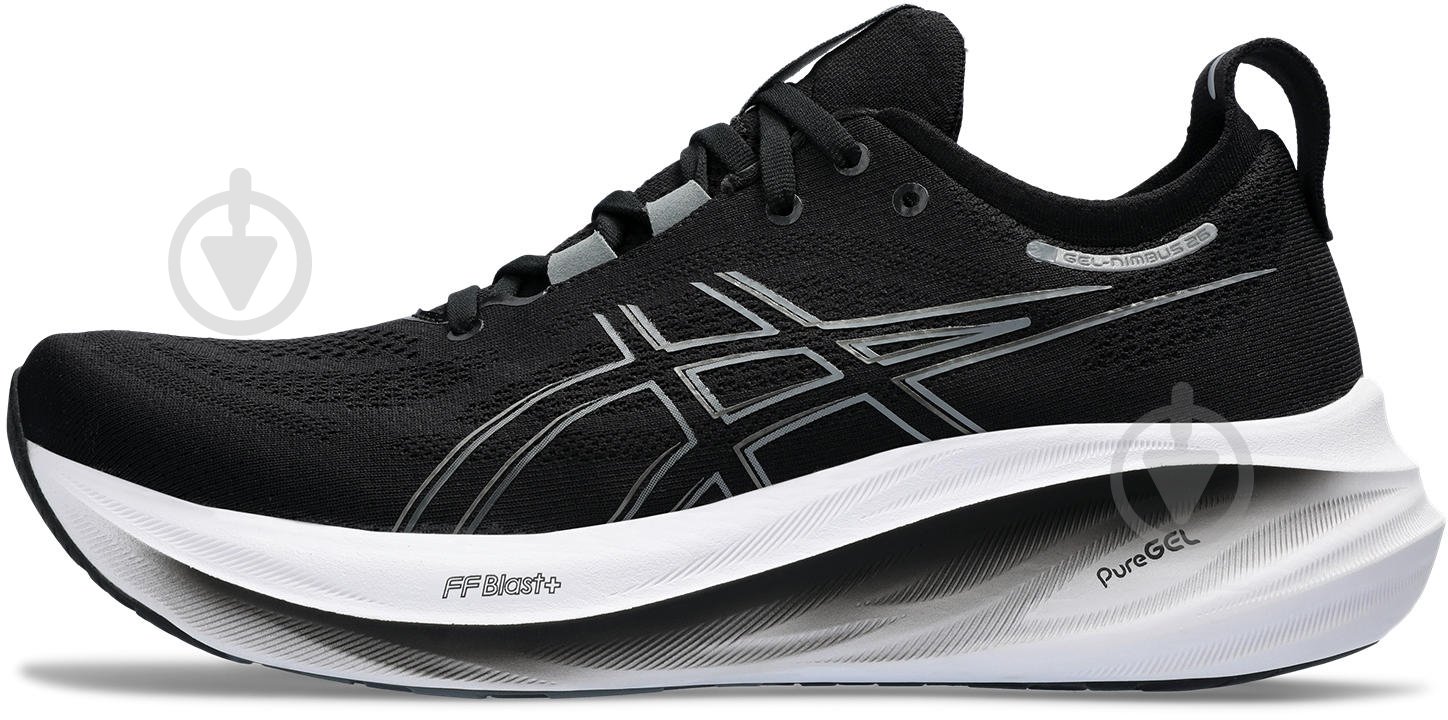 Кросівки чоловічі Asics GEL-NIMBUS 26 1011B794-001 р.44 чорні - фото 2 Кросівки чоловічі Asics GEL-NIMBUS 26 1011B794-001 р.44 чорні - фото 2