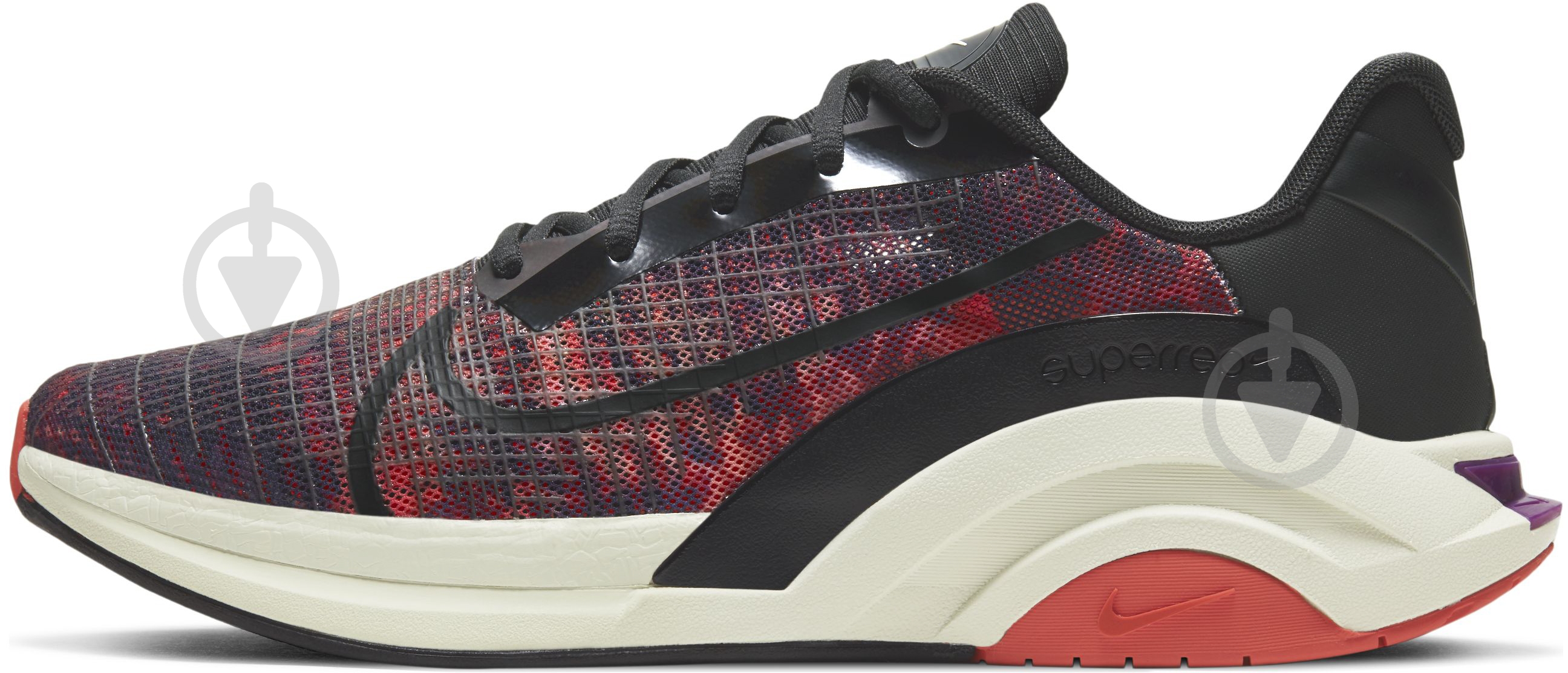 Кросівки чоловічі демісезонні Nike ZoomX SuperRep Surge CU7627-003 р.46 чорно-фіолетові - фото 5 Кросівки чоловічі демісезонні Nike ZoomX SuperRep Surge CU7627-003 р.46 чорно-фіолетові - фото 5