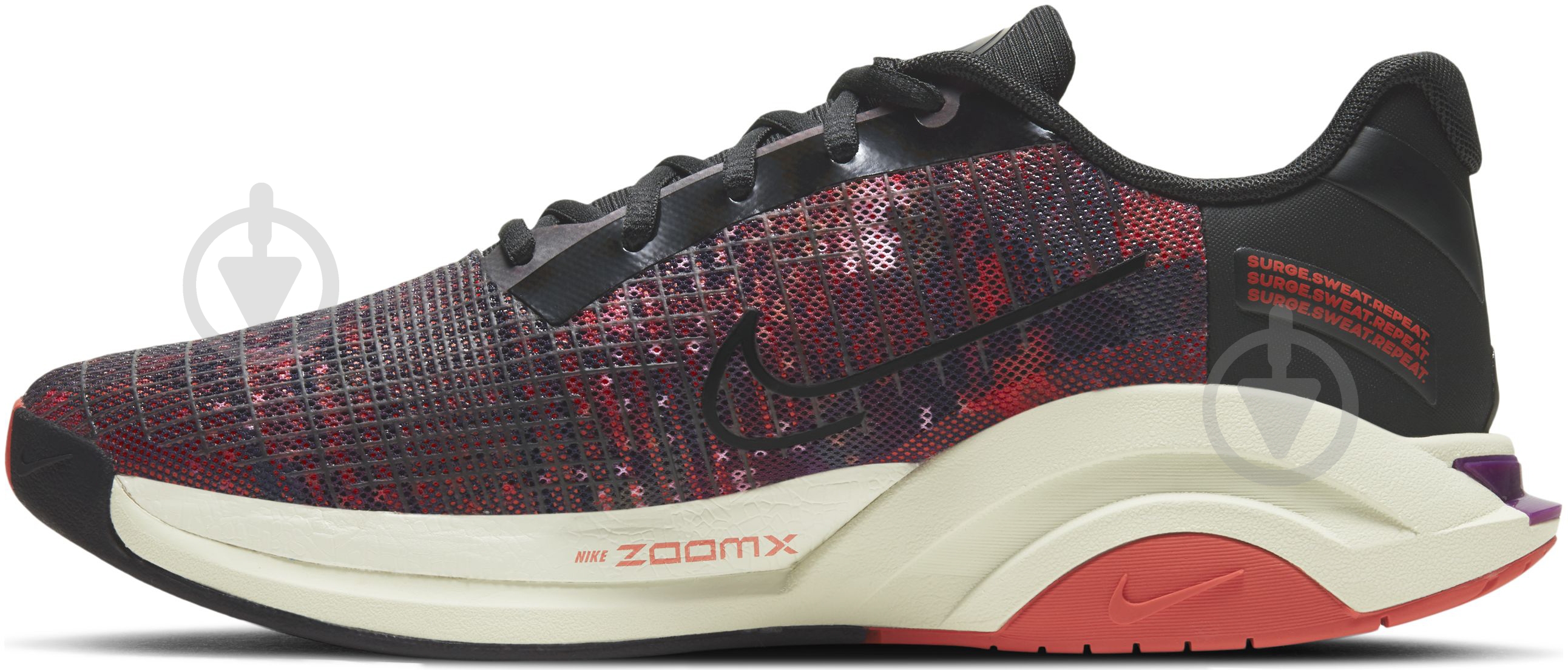 Кросівки чоловічі демісезонні Nike ZoomX SuperRep Surge CU7627-003 р.46 чорно-фіолетові - фото 6 Кросівки чоловічі демісезонні Nike ZoomX SuperRep Surge CU7627-003 р.46 чорно-фіолетові - фото 6