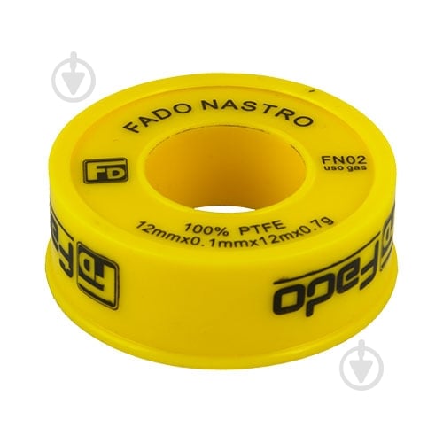 Стрічка-фум FADO S.r.l FADO 12 мм x 0.1 мм x 12 м ГАЗ FN02 - фото 1