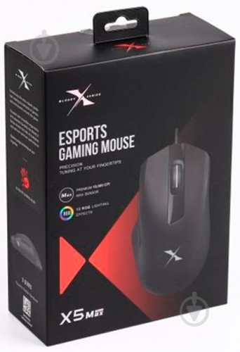 Мышь A4Tech Bloody X5 Max Black - фото 6 Мышь A4Tech Bloody X5 Max Black - фото 6