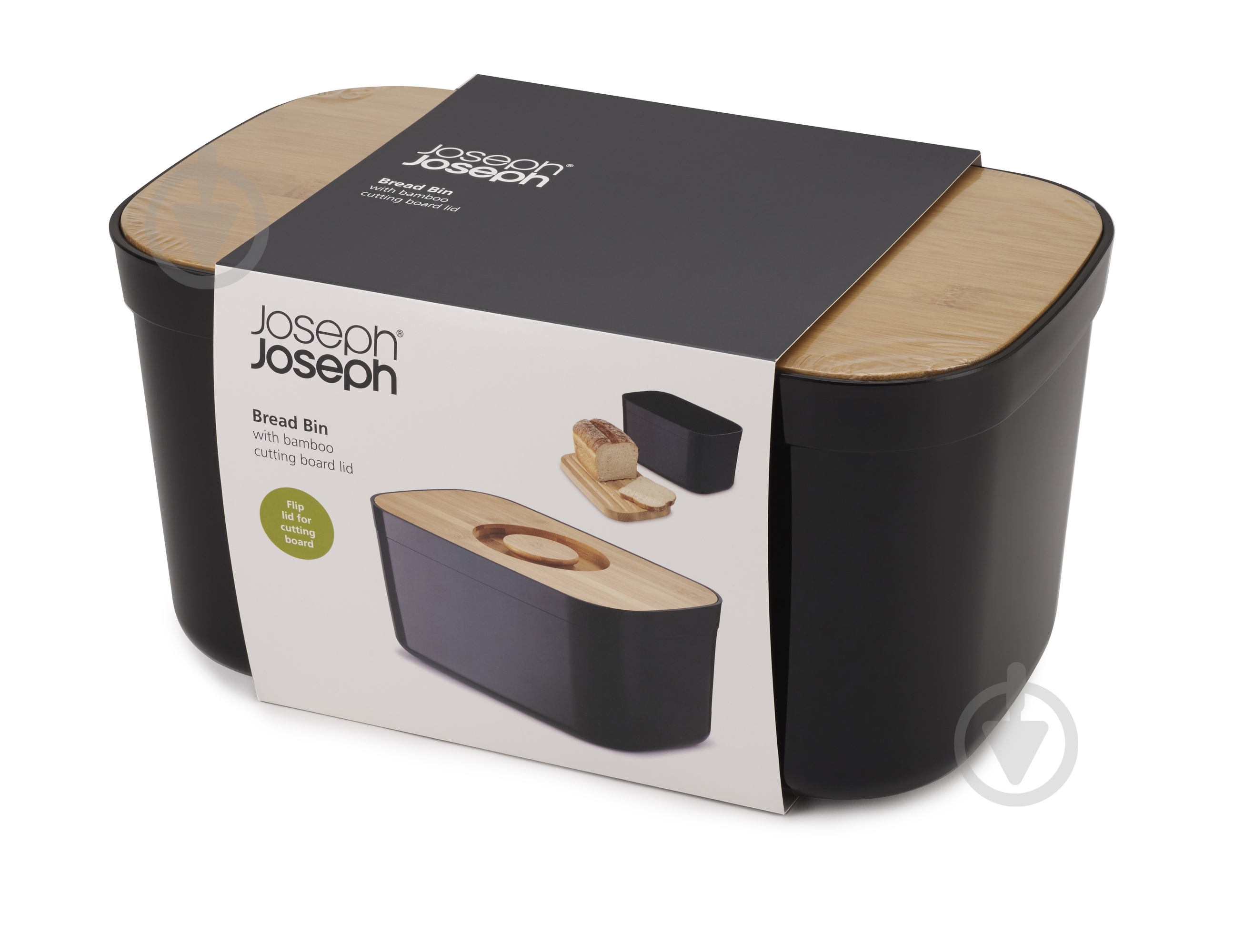 Хлібниця Joseph Joseph Bread Bin 17,5x35,5x22 см чорна - фото 8 Хлібниця Joseph Joseph Bread Bin 17,5x35,5x22 см чорна - фото 8