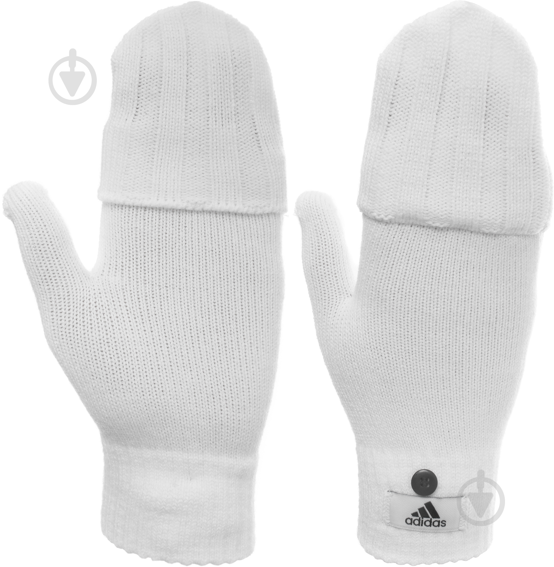 Рукавицы Adidas W ESS GLOVES AY6607 р. S белый - фото 1