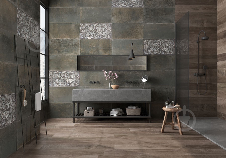 Плитка SALONI Фаундри бронз 45x90 - фото 3