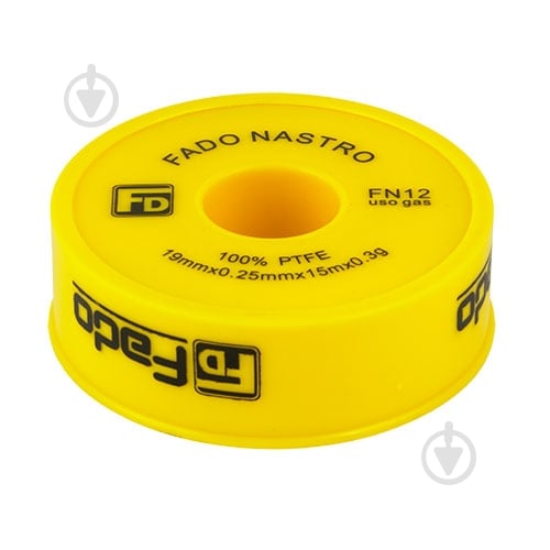Стрічка-фум FADO S.r.l FADO 19 мм x 0.25 мм x 15 м ГАЗ FN12 - фото 1