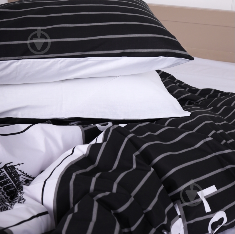 Наволочка бязь 17-0028 Beltrao 40x60 см черный/белый MirSon - фото 5