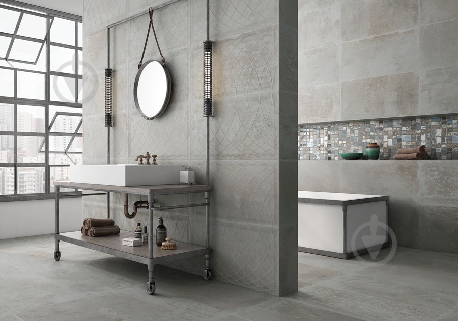 Плитка SALONI Фаундри грис 45x90 - фото 2 Плитка SALONI Фаундри грис 45x90 - фото 2
