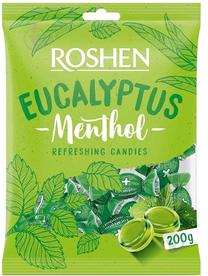 Карамель Roshen эвкалипт-ментол 1000 г - фото 1