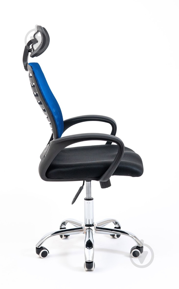 Кресло Richman Бласт Сетка черно-синий - фото 2 Кресло Richman Бласт Сетка черно-синий - фото 2
