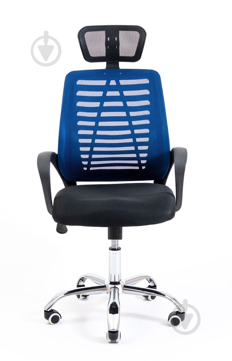 Кресло Richman Бласт Сетка черно-синий - фото 3 Кресло Richman Бласт Сетка черно-синий - фото 3