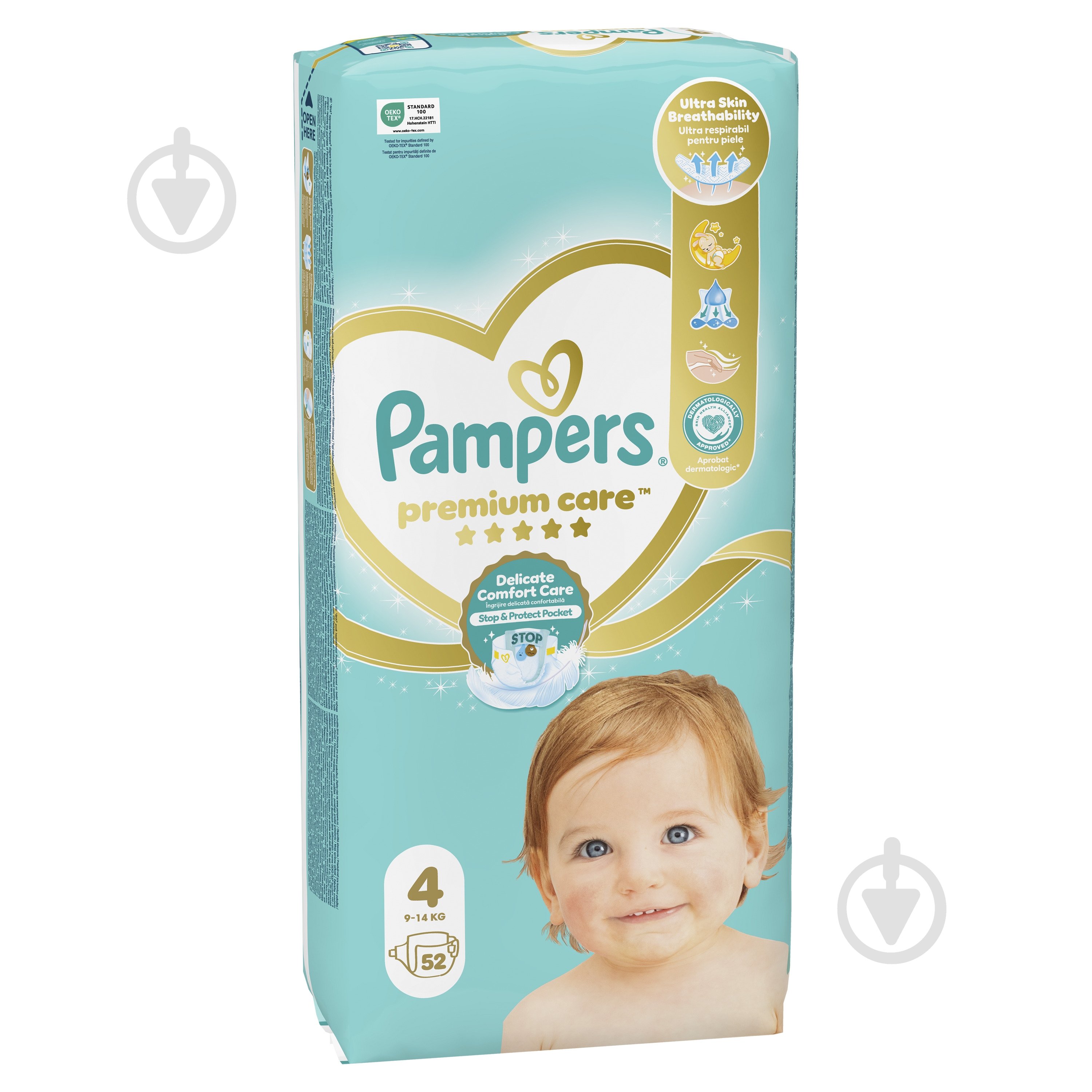 Подгузники Pampers Premium Care 4 9-14 кг 52 шт. - фото 2